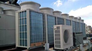 Jenis AC Central untuk Gedung, Jenis AC Central, AC Chiller, AC VRF (Variable Refrigerant Flow), AC Split Duct, AC Paket Rooftop, AC Ductless Mini-Split