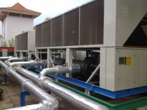 Cara Pasang AC Water Cooled Packaged, Pasang AC Water Cooled Packaged, Panduan pemasangan AC WCP, instalasi AC WCP